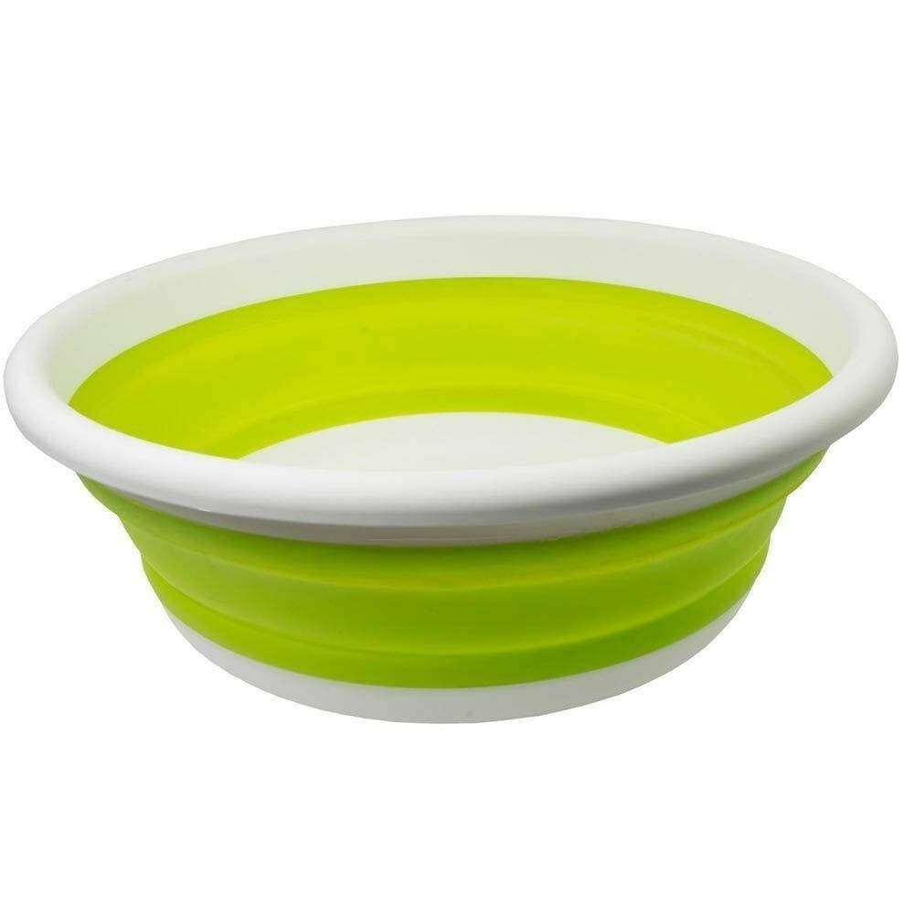 BACINELLA SECCHIO PIEGHEVOLE SALVASPAZIO 38CM ROTONDO CASA GIARDINO IN PLASTICA - 5