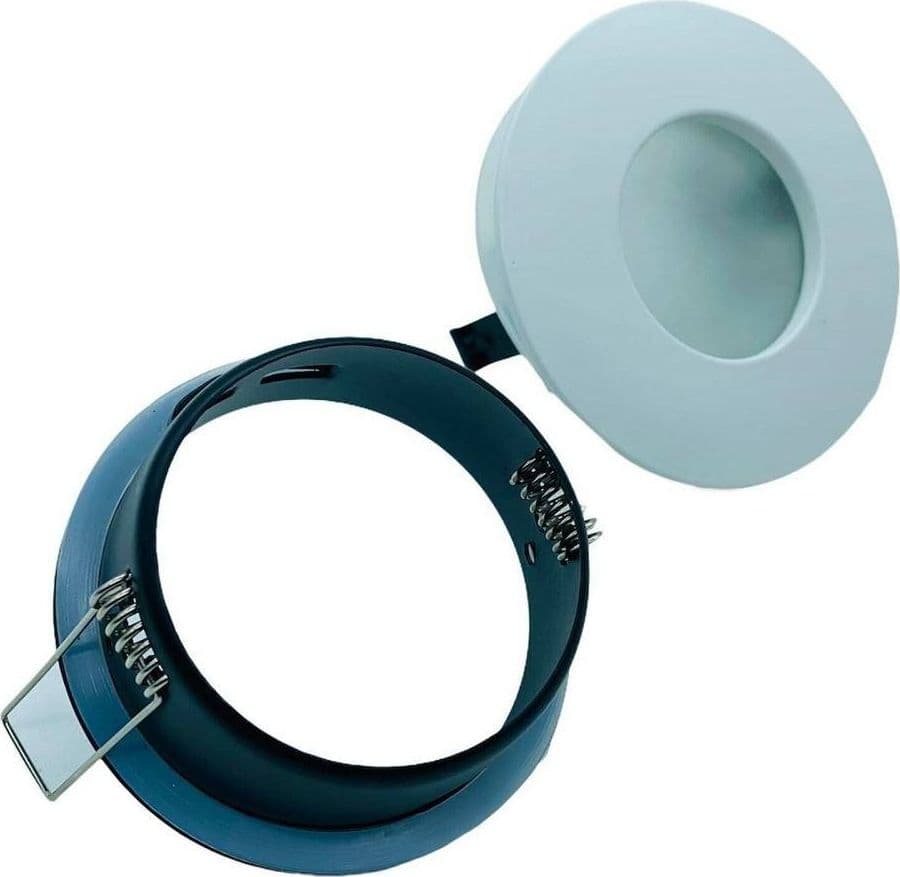 FARETTO A LED DA INCASSO PER BAGNO BOX DOCCIA LAMPADA RGBW 10W GU10 CROMOTERAPIA - 11
