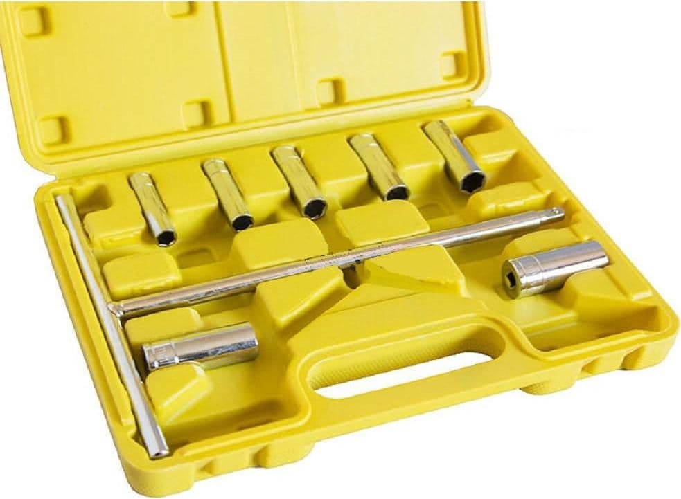 CHIAVE A T ESAGONALI KIT 7 PZ BUSSOLE VALIGETTA 8 - 9 -10 -11 -12 -13 - 14 MM