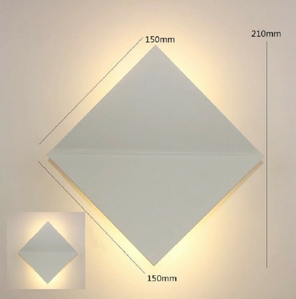 APPLIQUE DA PARETE PER INTERNI CON LED A LUCE BIANCA NATURALE 4000K IN ALLUMINIO - 5