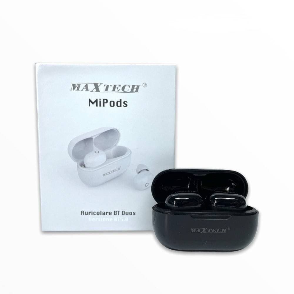 AURICOLARI CUFFIA BLUETOOTH DUOS MI PODS BT5.0 250MAH PER SMARTPHONE T9 AU-BT013 - 2