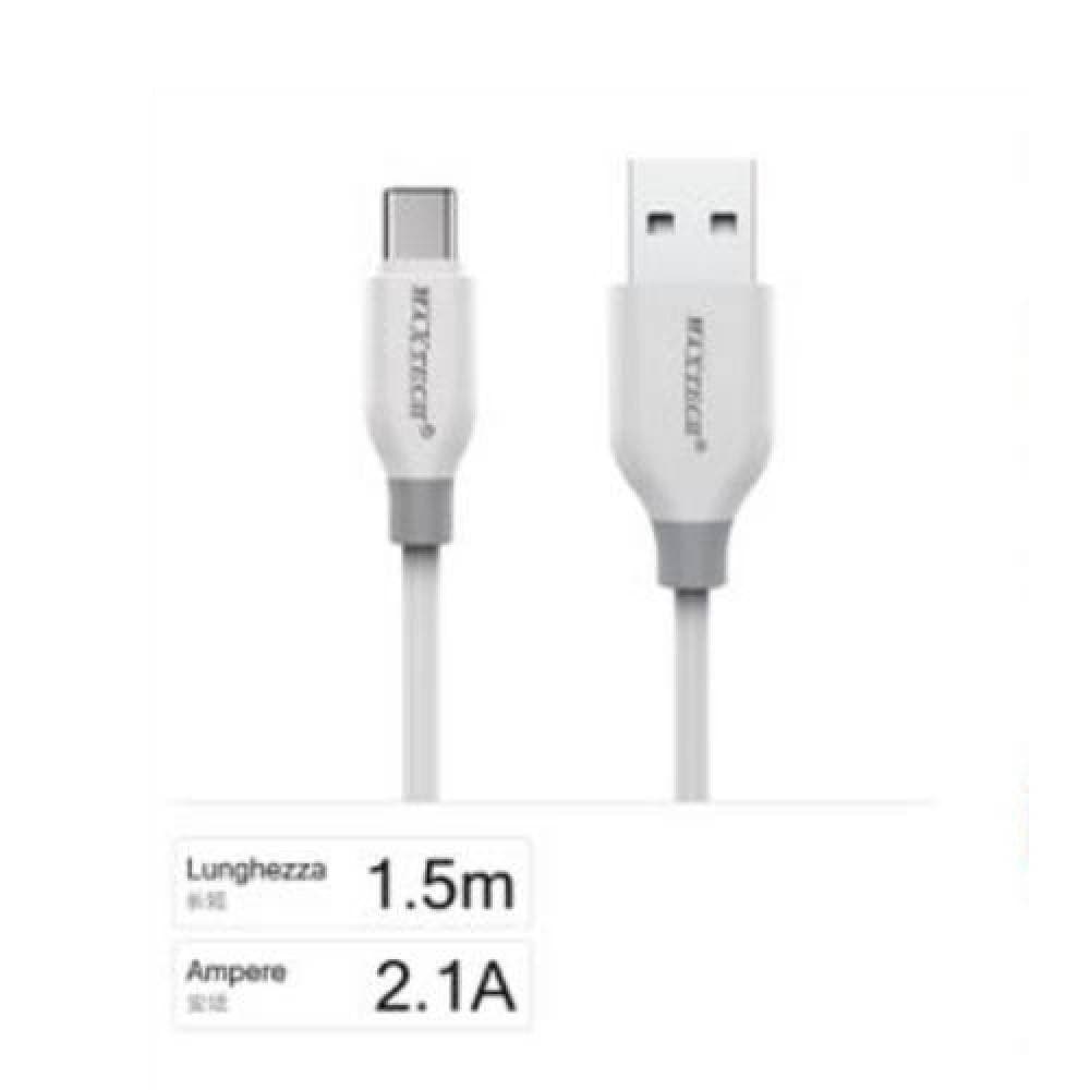 CAVO TRASFERIMENTO DATI RICARICA USB TYPE-C 2.1A 1,5METRI PER SMARTPHONE F-TC016 - 2