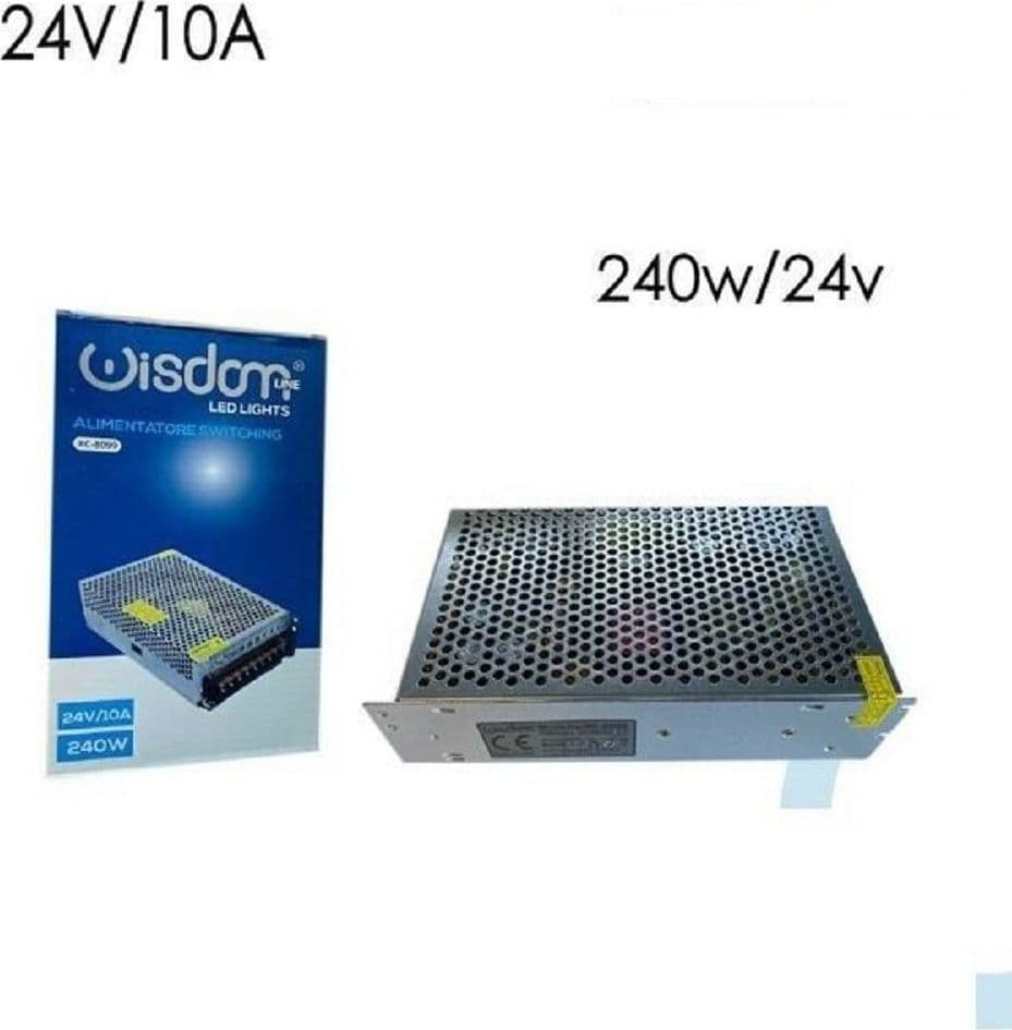 ALIMENTATORE STABILIZZATO TRASFORMATORE SWITCHING 20A 12V 250W 220V TELECAMERE - 2