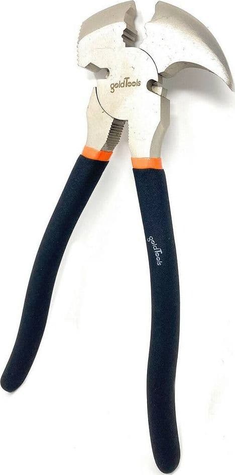 PINZA MULTIUSO PINZETTA 250MM IN ACCIAIO CON MANICO ANTISCIVOLO IN GOMMA MARTELLO - 2