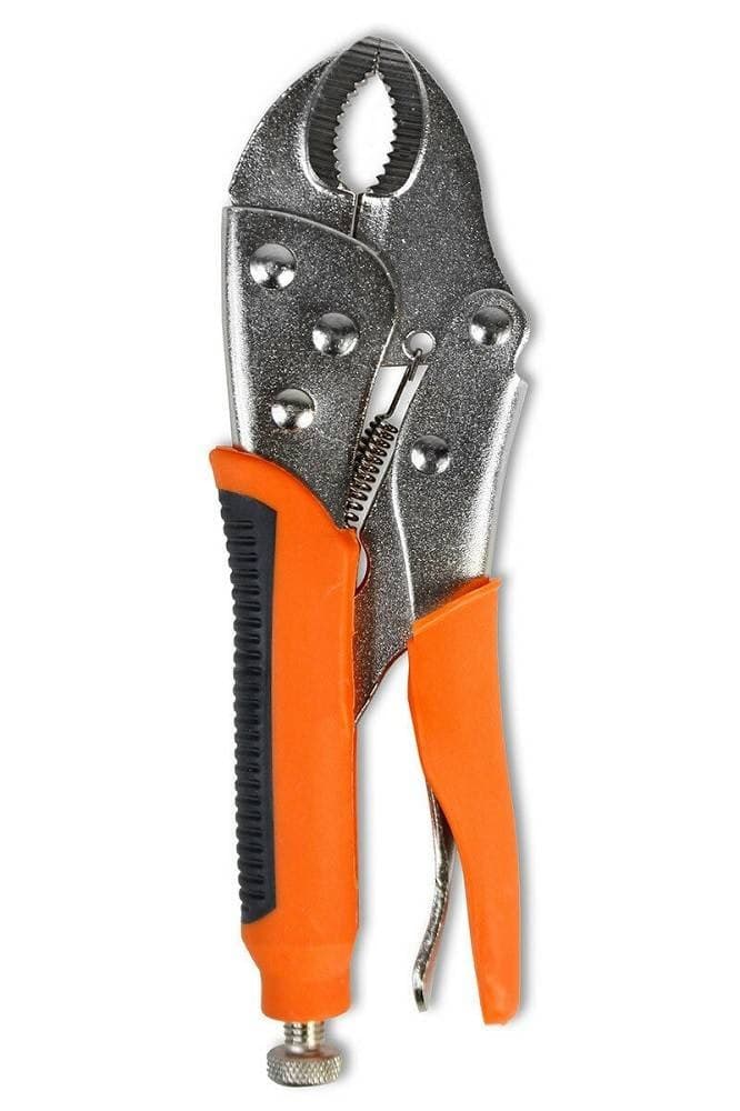 PINZA AUTOBLOCCANTE GRIP APERTURA MAX 50MM LEVA SGANCIO GANASCE DENTELLATE 91120 - 2