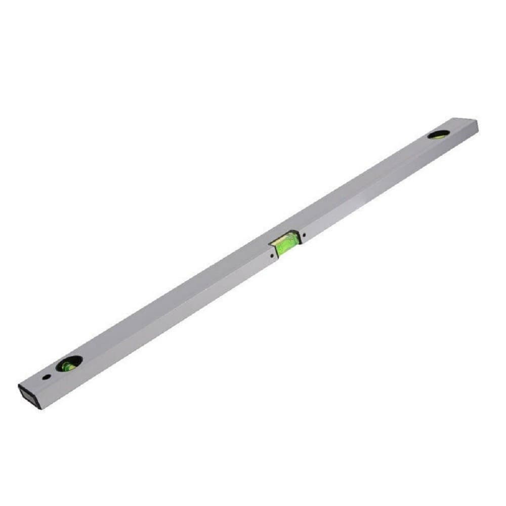 LIVELLA METRICA A BOLLA MAGNETICA IN ALLUMINIO 80 100 CM CON METRO 3 BOLLE - 2