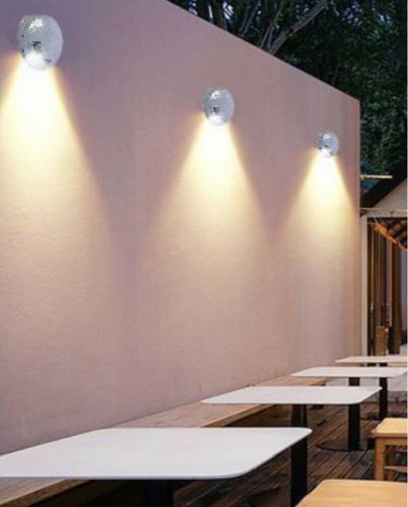 APPLIQUE ESTERNO GRIGIO 4W IMPERMEABILE IP65 SEGNAPASSI LUCE FREDDA O CALDA ES47 - 3