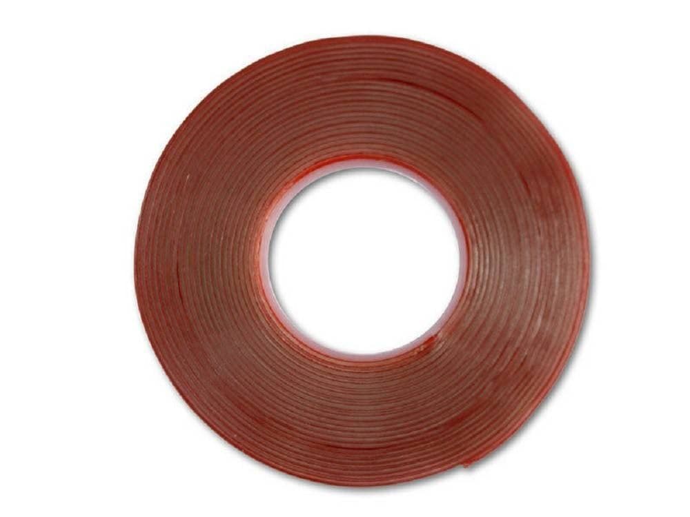 NASTRO BIADESIVO TRASPARENTE PER STRIP LED DOPPIO LATO ADESIVO 5 METRI VHB-5 - 2