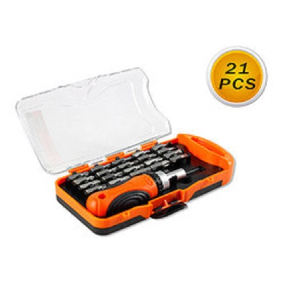 KIT CACCIAVITE A CRICCHETTO MULTIUSO 21PZ INSERTI INTERCAMBIABILI GIRAVITE 94273 - 2