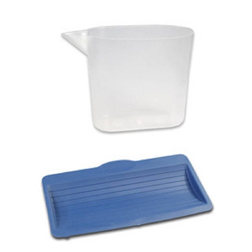 RULLO PITTURA ANTIGOCCIA SERBATOIO 5PZ PENNELLO TRIANGOLARE DI PRECISIONE VASSOIO - 3