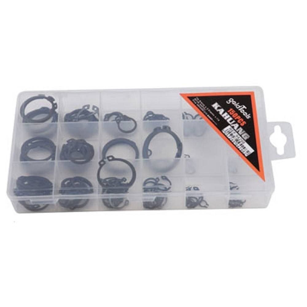 ANELLI SEEGER 150 PZ PEZZI DA 3 A 32 MM ANELLI D'ARRESTO ANELLO PER ALBERI