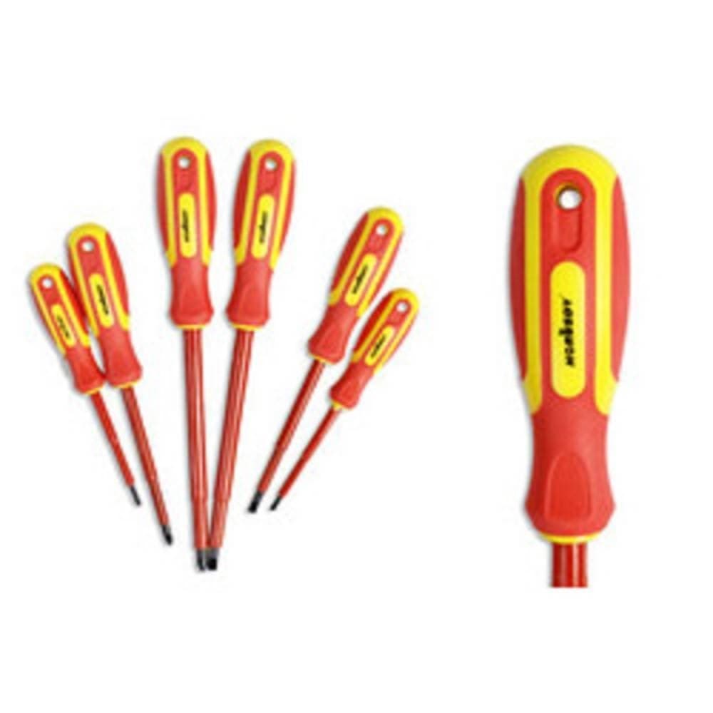 CACCIAVITI ELETTRICISTA 6 PZ ISOLATI STELLA TAGLIO GIRAVITI ELETTRICISTA 82924 - 2