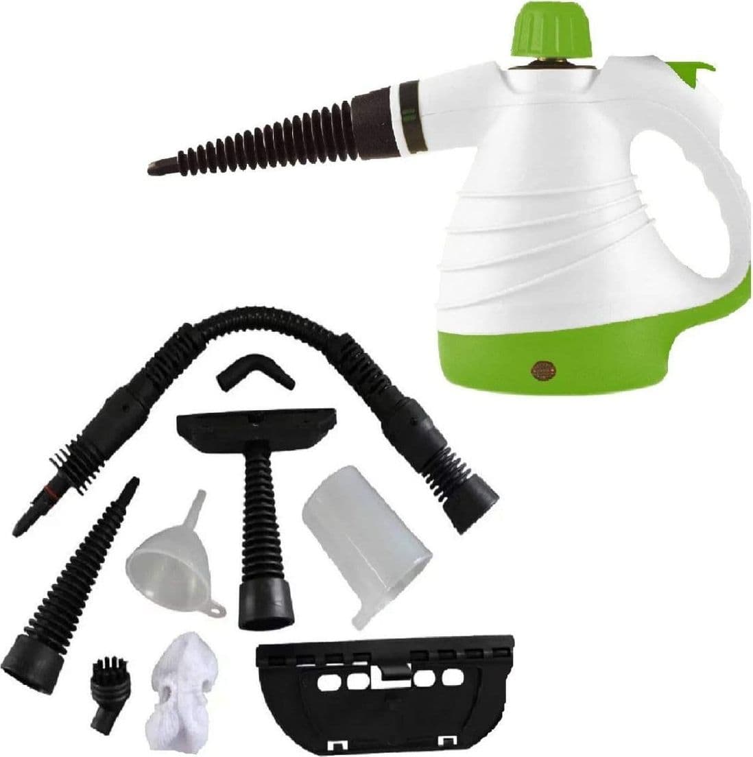 PULITORE A VAPORE ELETTRICO PORTATILE MULTIUSO 1050W PROFESSIONALE 400ML 105°C