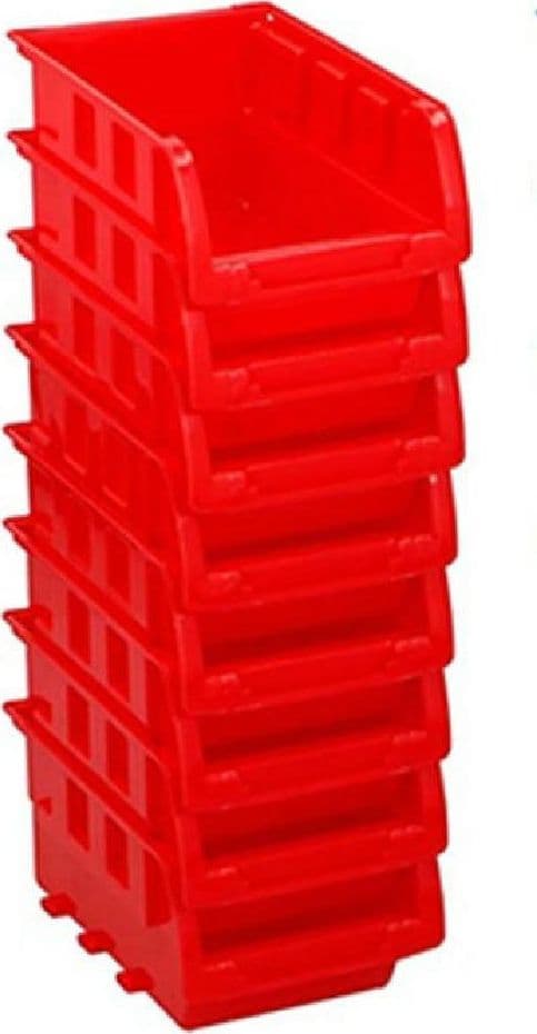 CONTENITORE PORTAUTENSILI CON GUIDA DA PARETE 8 SCOMPARTI ORGANIZER ATTREZZI - 2