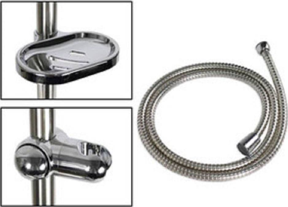 SALISCENDI DOCCIA BAGNO CON PORTASAPONE E SOFFIONE DOCCETTA MULTIGETTO BLU 69134 - 2