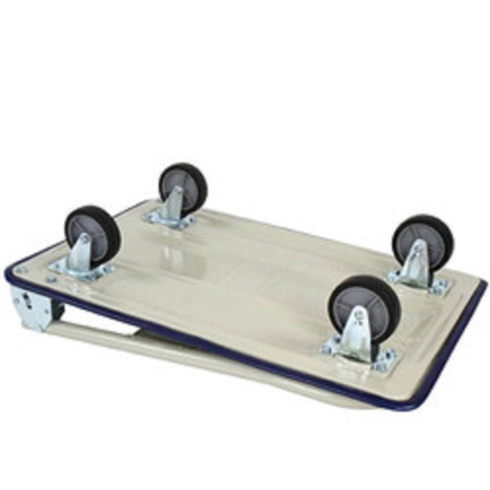 CARRELLO PORTA PACCHI PROFESSIONALE PORTATILE PIEGHEVOLE PORTAPACCHI 4 RUOTE 150KG - 3