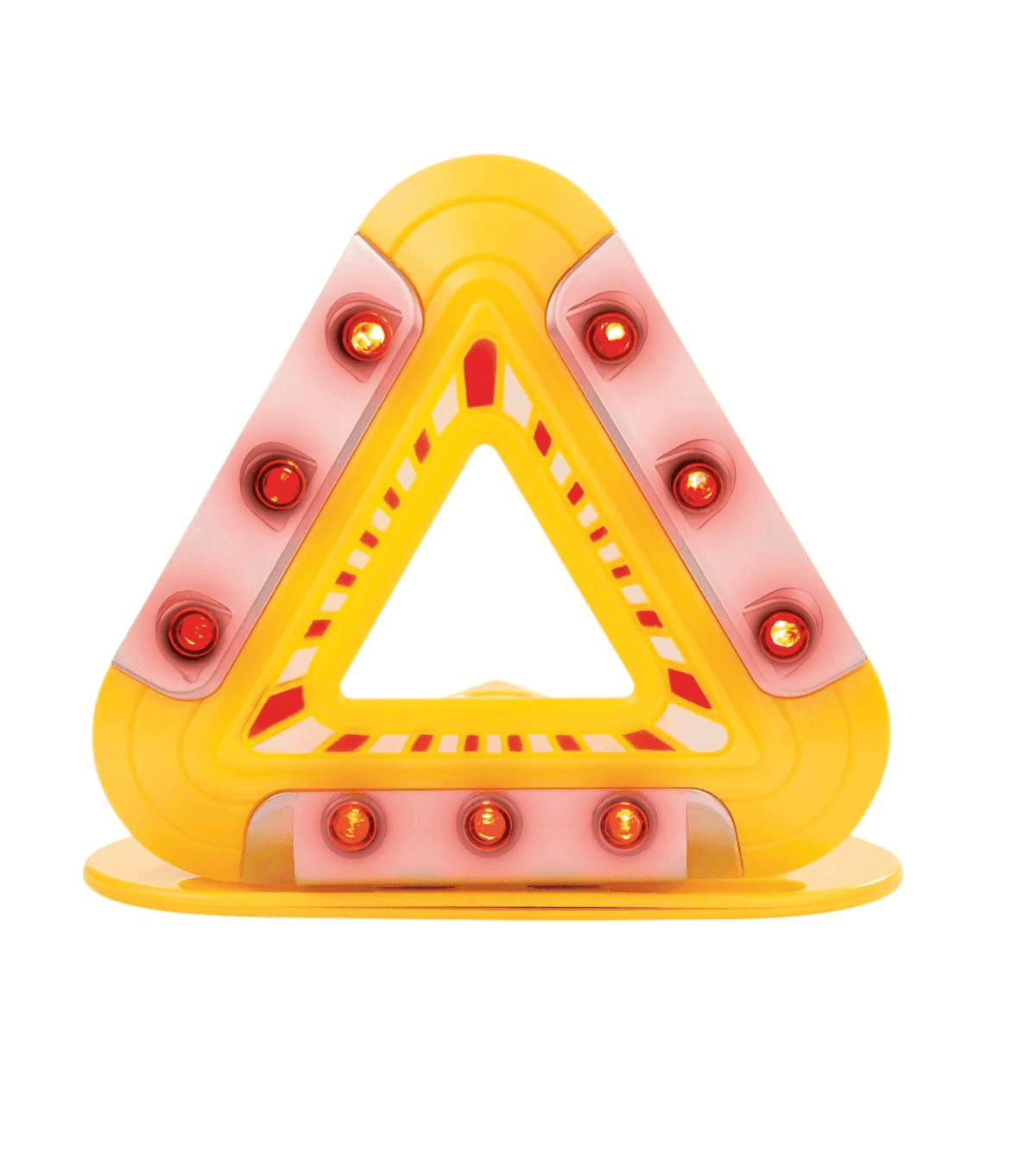TRIANGOLO DI EMERGENZA PER AUTO A 9 LED RICARICABILE SEGNALE PERICOLO MAGNETICO - 2