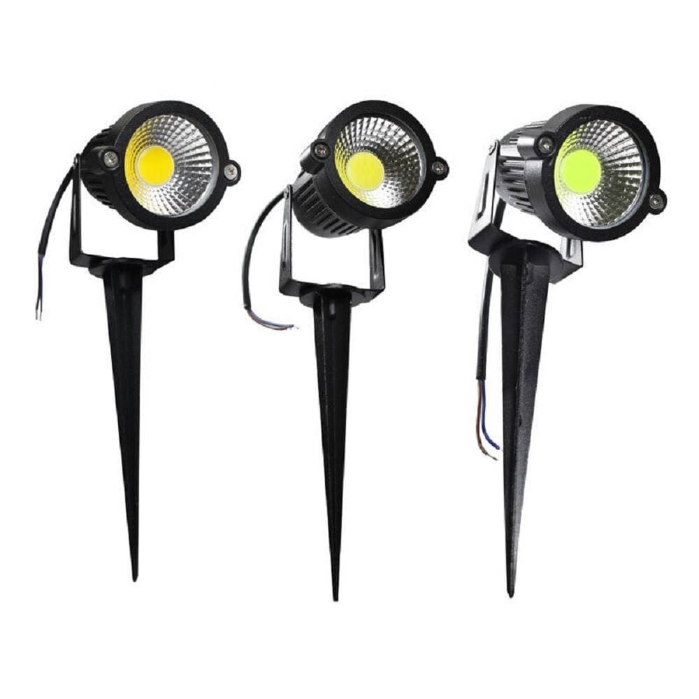 FARETTO LED COB 5 W PICCHETTO ESTERNO GIARDINO ES06 LUCE 4000K 6500K 3000K VERDE - 11