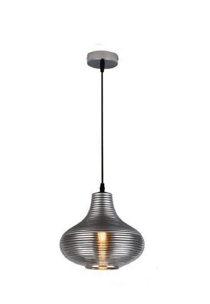 LAMPADARIO DA SOFFITTO A GOCCIA IN VETRO LAMPADA SOSPENSIONE ATTACCO E27 A36-02 - 2