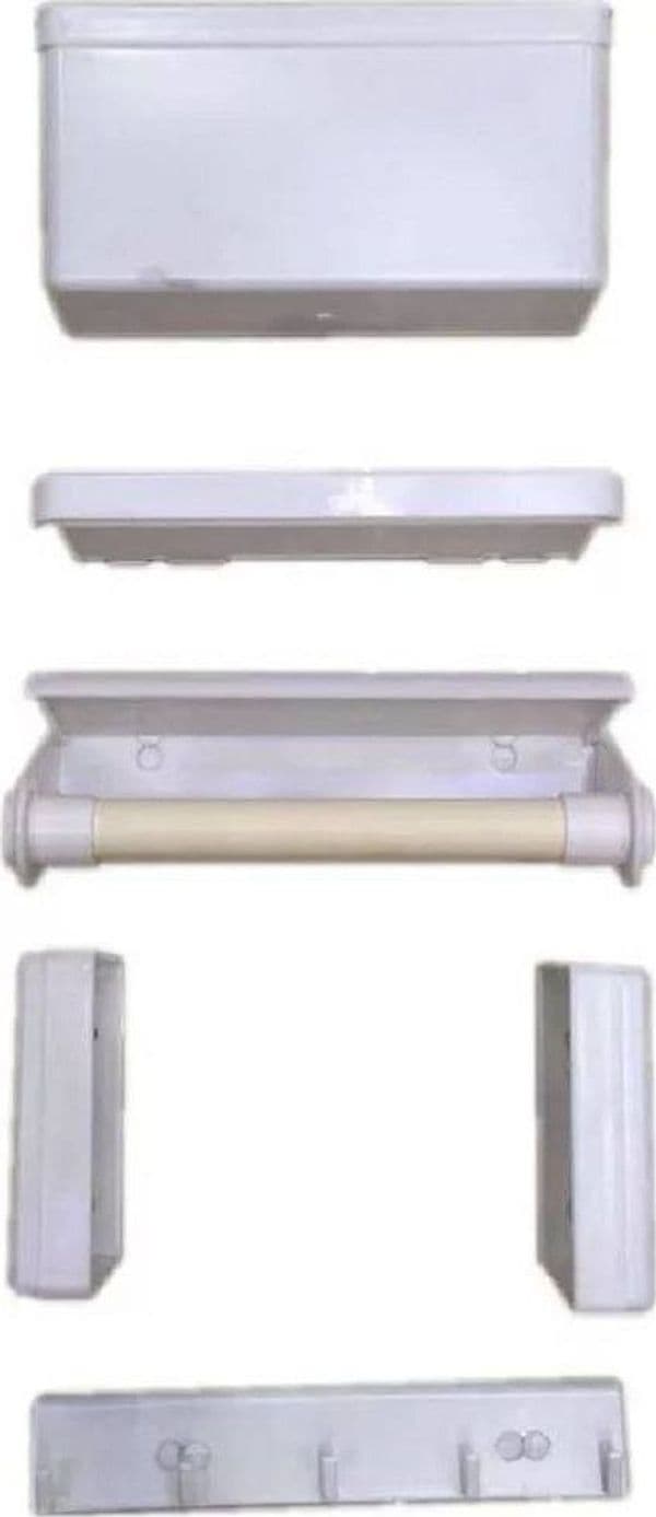 SET SCAFFALI A COMBINAZIONE MAGNETICA 5IN1 MAGNETE FRIGORIFERO MULTIFUNZIONALE - 4