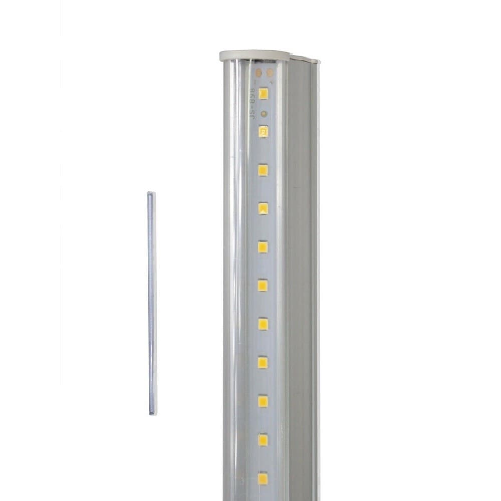 SOTTOPENSILE LED SMD TRASPARENTE REGLETTE PLAFONIERA 30 60 90 CM 6500 3000 4000K - 2