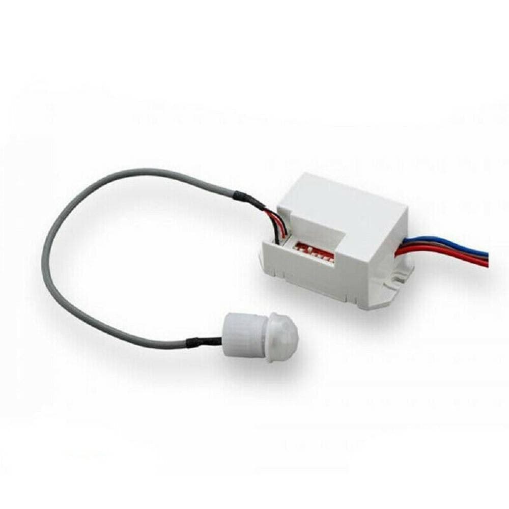 SENSORE DI MOVIMENTO AD INCASSO CREPUSCOLARE PER INTERNI 220V INFRAROSSI IP20