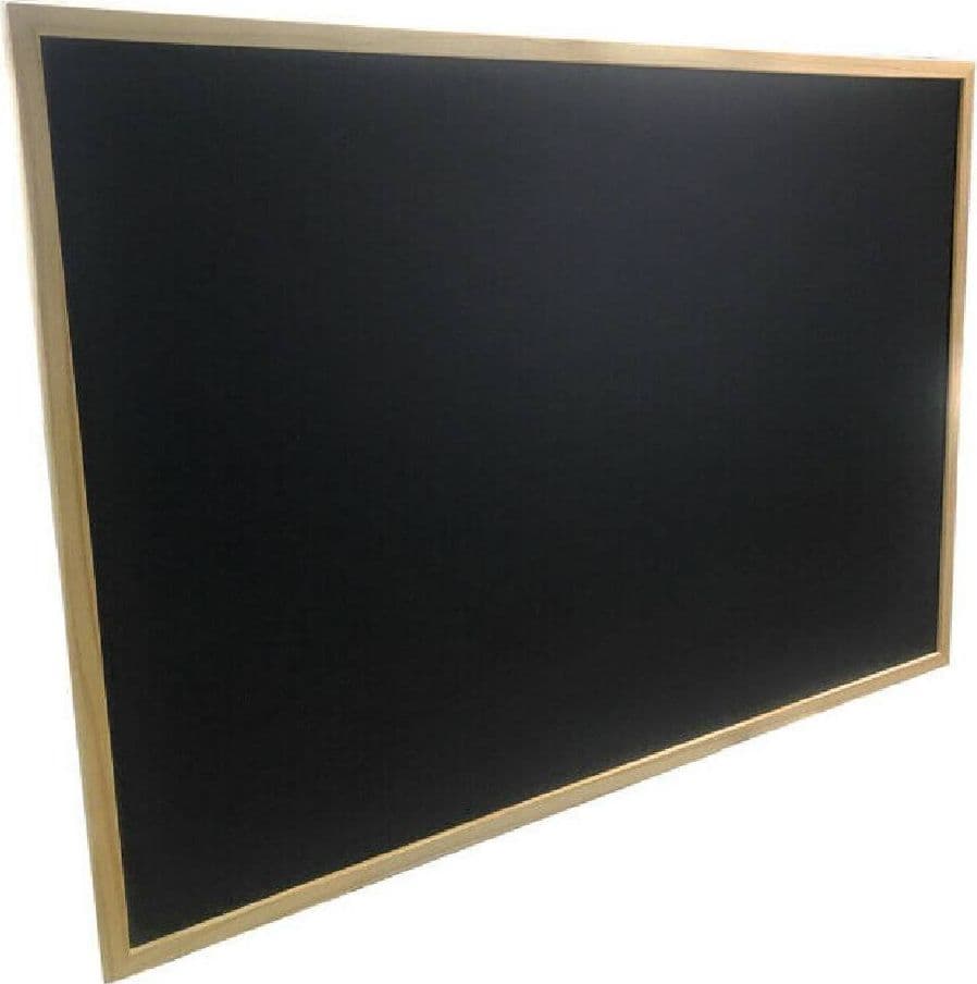 LAVAGNA CON CORNICE IN LEGNO SCRIVIBILE CON GESSETTI GIOCO BAMBINI 50X70 CM