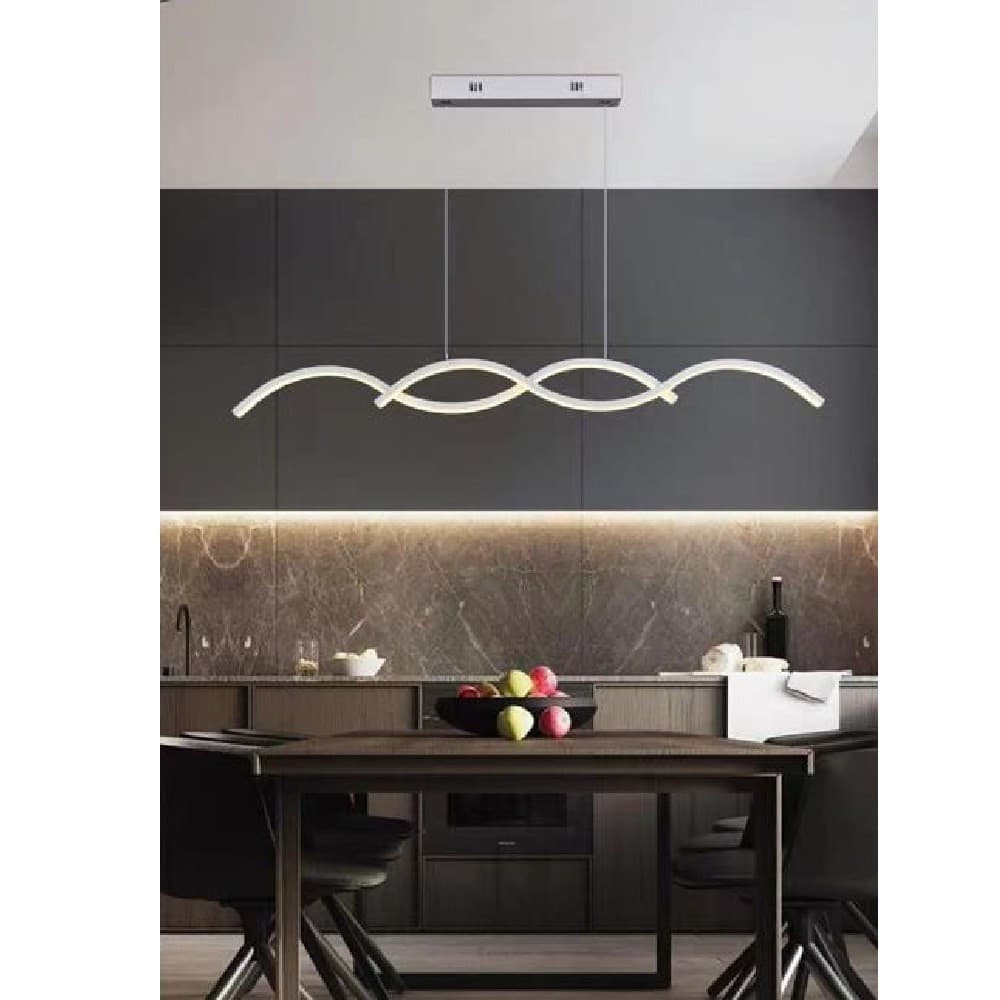 LAMPADARIO LED MODERNO LAMPADA TWIST SOSPENSIONE 25W LUCE 6500K 4000K 3000K A43B - 6