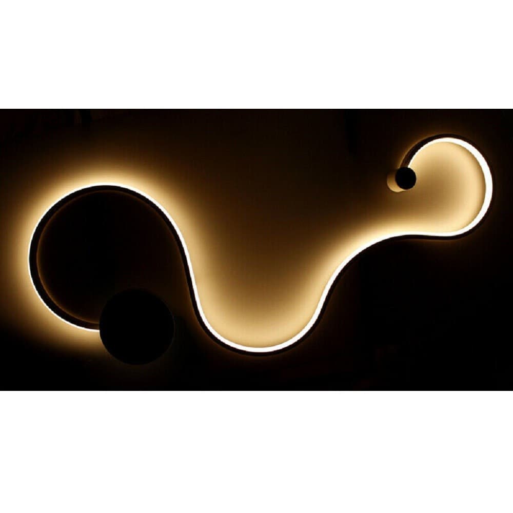 APPLIQUE DA PARETE 20W MODERNO LUCE 3000K 6500K 4000K LAMPADA PER INTERNI E12 - 8