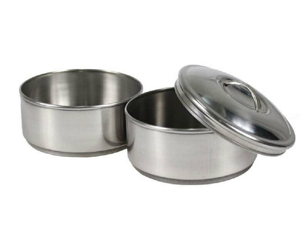 PORTAVIVANDE PIRAMIDE 2 LIVELLI CONTENITORE PORTA PRANZO VIVANDE CIBO ALIMENTI - 4