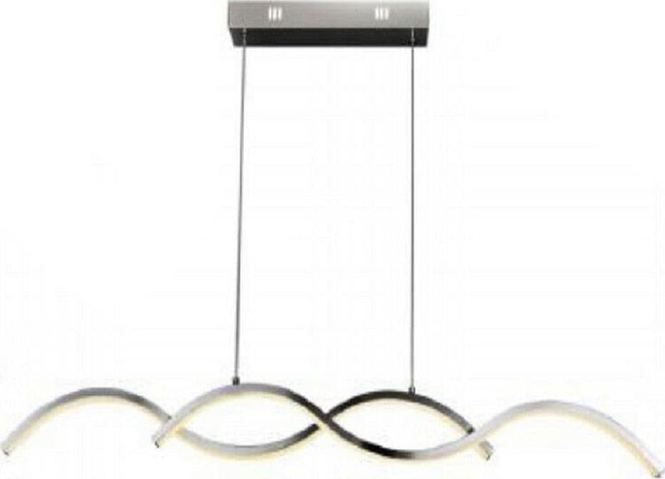 LAMPADARIO LED MODERNO LAMPADA TWIST A SOSPENSIONE 25 WATT LUCE 6500K 4000K A43 - 4