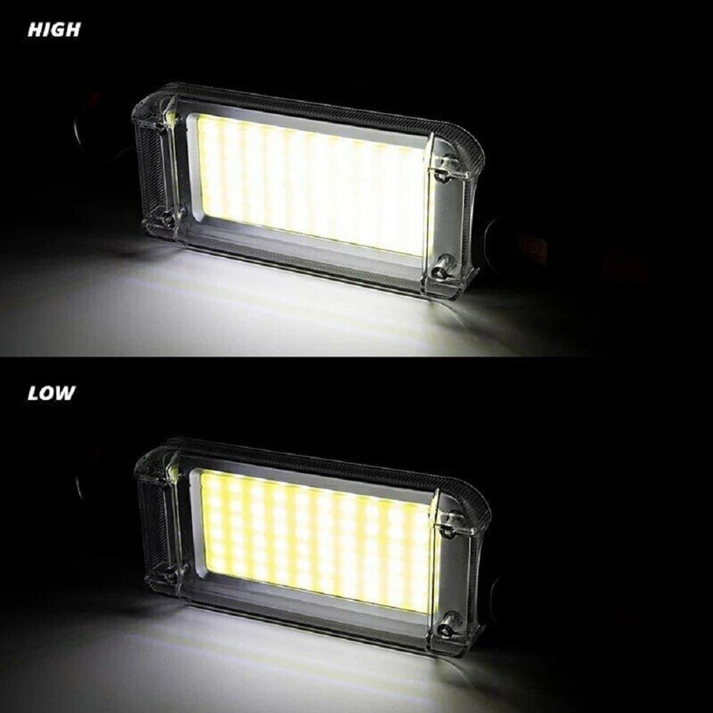 LAMPADA TORCIA LAVORO BASE CALAMITATA PORTATILE 20W LED RICARICABILE 8859-B - 4