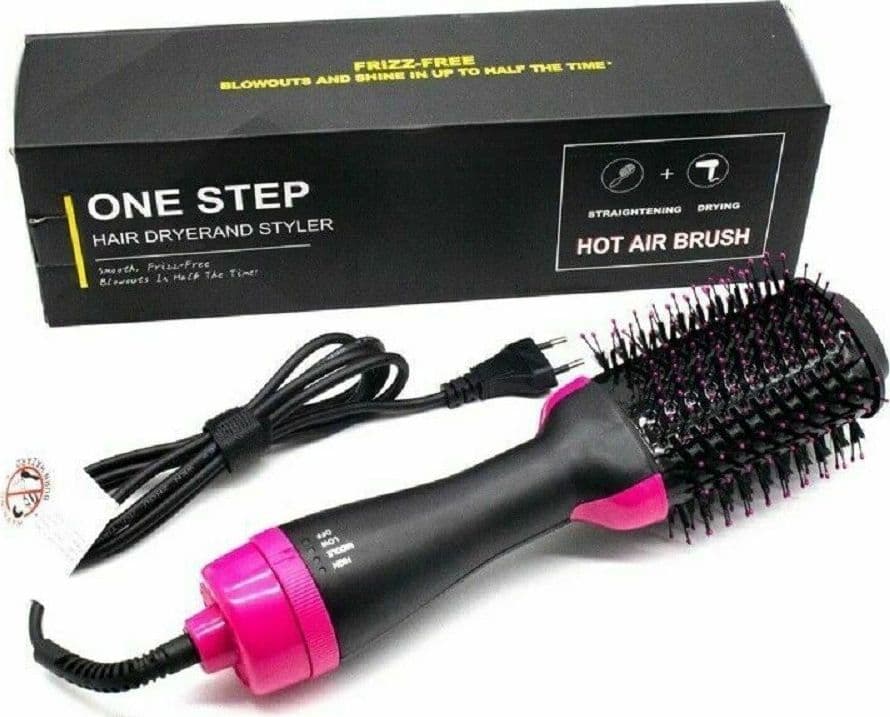 SPAZZOLA CON PHON ASCIUGACAPELLI LISCIANTE PROFESSIONALE PER CAPELLI ONE STEP - 9