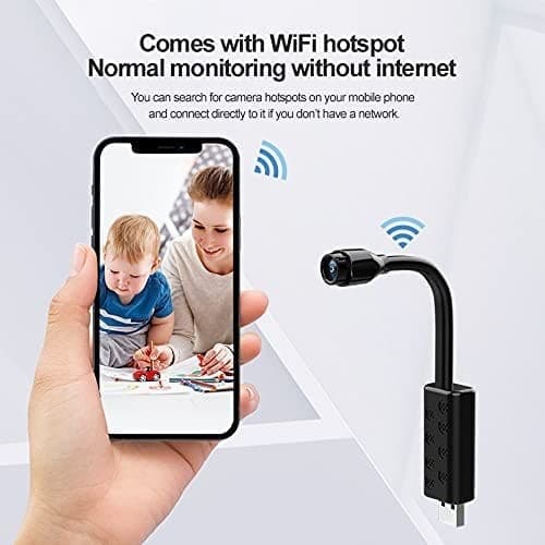 TELECAMERA MICROSPIA SPIA WIFI MICRO CAMERA IP NASCOSTA SPY CAM ALTA RISOLUZIONE - 12
