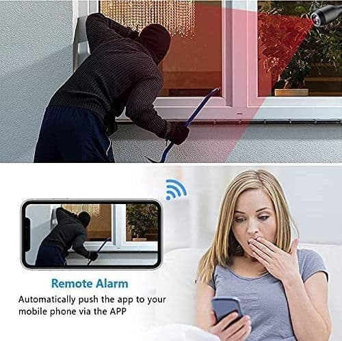 TELECAMERA MICROSPIA SPIA WIFI MICRO CAMERA IP NASCOSTA SPY CAM ALTA RISOLUZIONE - 9