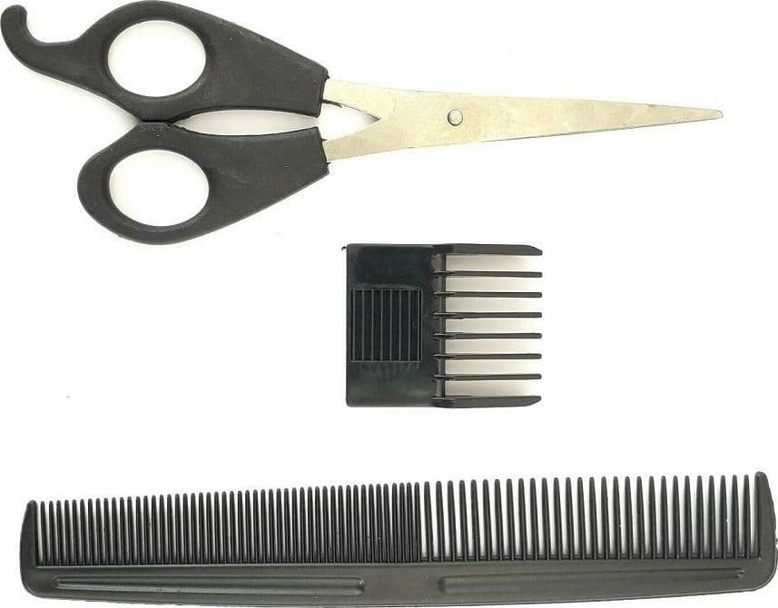 RASOIO TAGLIA CAPELLI REGOLA BARBA ELETTRICO BATTERIA RICARICABILE TX-9725 - 3