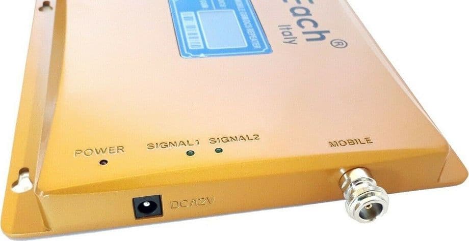 KIT RIPETITORE AMPLIFICATORE BOOSTER SEGNALE ANTENNA GSM DCS 4G UNIVERSALE - 7