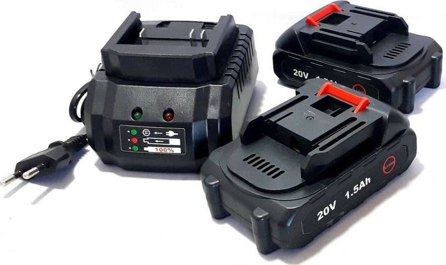 TRAPANO AVVITATORE A BATTERIA LITIO A PERCUSSIONE 20V DOPPIA BATTERIA + VALIGIA - 8