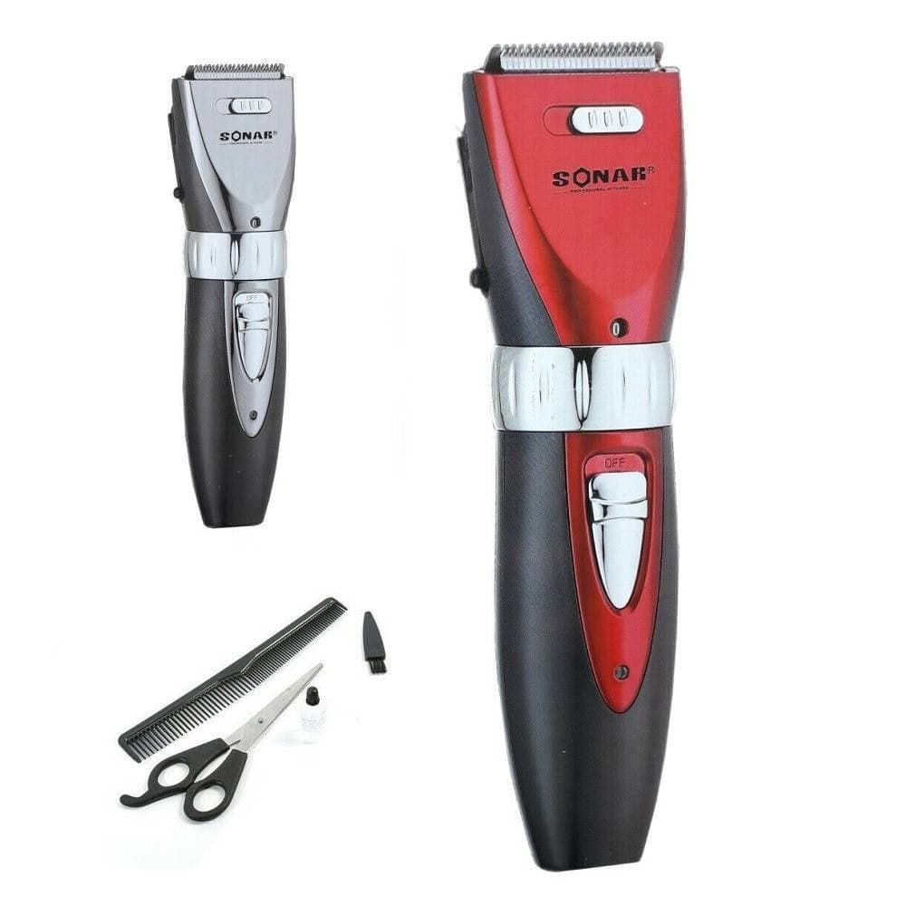 RASOIO ELETTRICO REGOLA BARBA TAGLIA CAPELLI BATTERIA RICARICABILE SN-2014