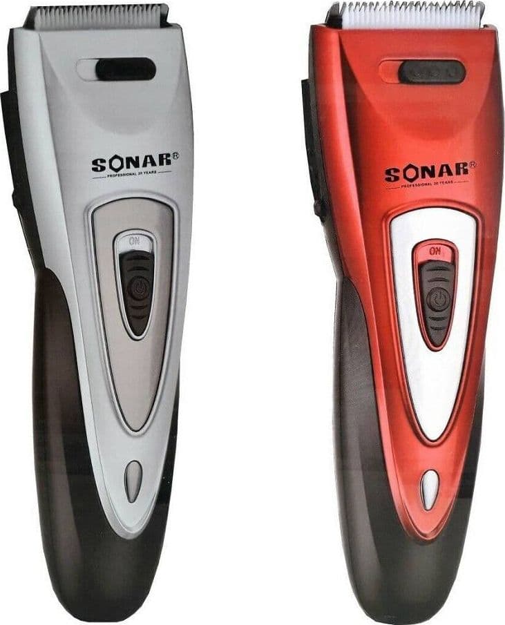 RASOIO ELETTRICO REGOLA BARBA TAGLIA CAPELLI BATTERIA RICARICABILE SN-2013 - 2
