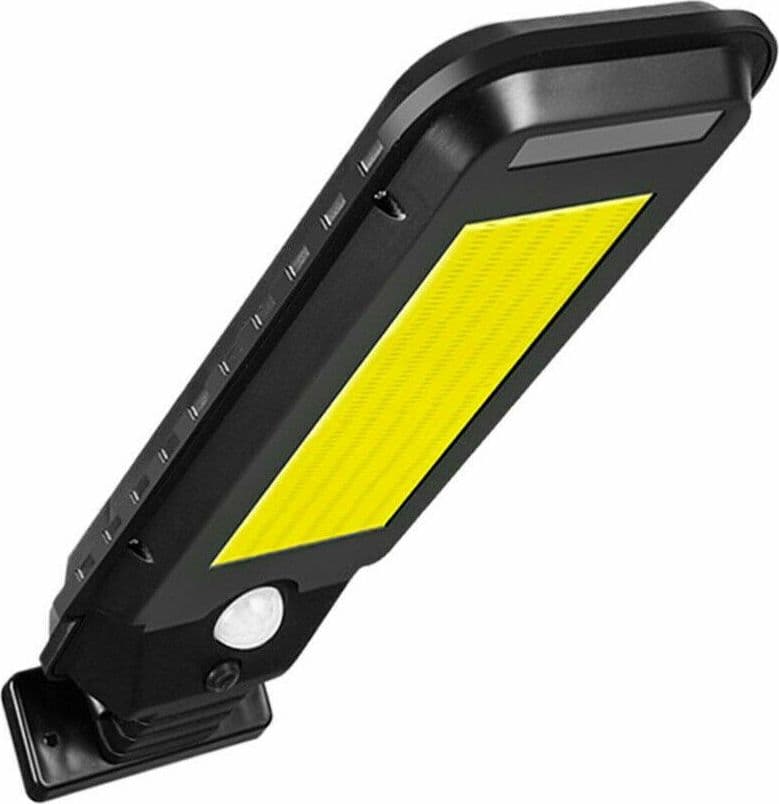 FARO LAMPIONE STRADALE PANNELLO SOLARE FOTOVOLTAICO SENSORE 210 LED COB T-210A - 4