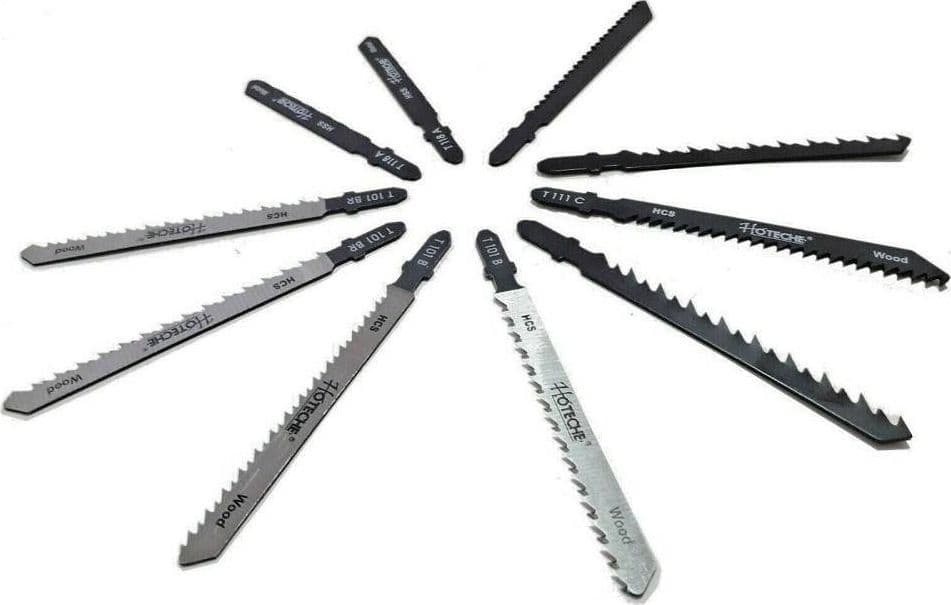 SET 10 LAME PER SEGHETTO ALTERNATIVO LEGNO METALLO HCS PVC 75 100MM ART.621001 - 3