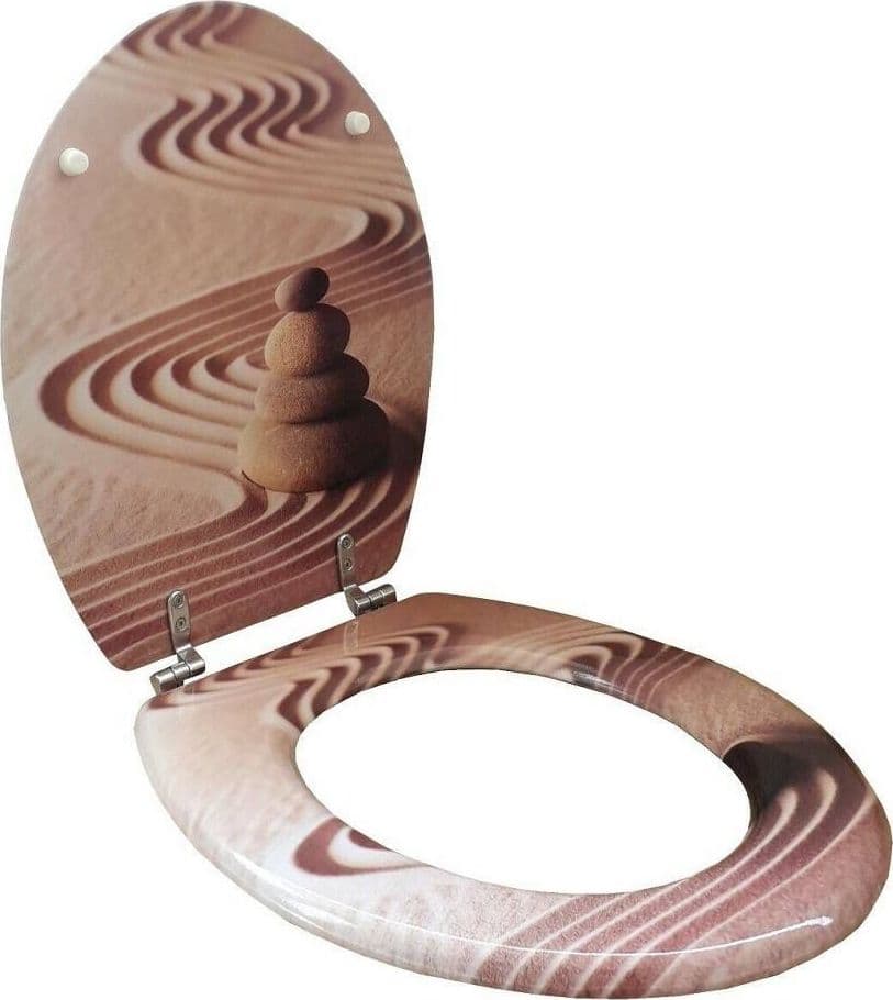 SEDILE COPRIWATER UNIVERSALE PER BAGNO COPRI WC WATER IN LEGNO MOD. 52733 - 3