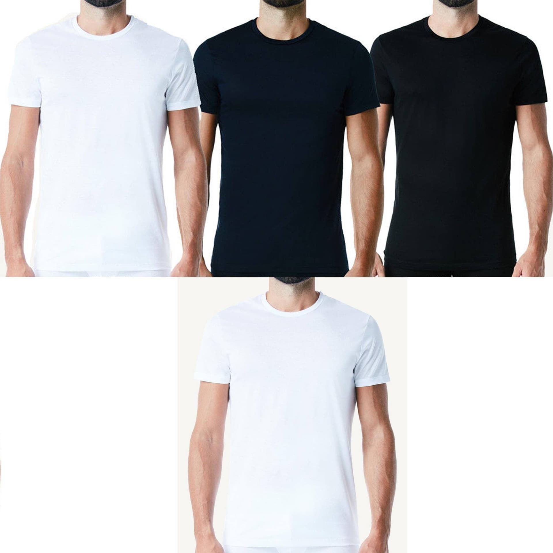 MAGLIA DA UOMO INTIMA MANICA CORTA A GIROCOLLO TAGLIA M 100% COTONE COLORE