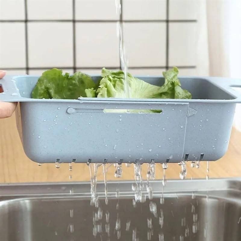 SCOLATUTTO ALLUNGABILE REGOLABILE SCOLA PIATTI GOCCIOLATOIO ACCESSORIO DA CUCINA - 4