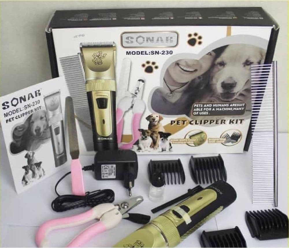 RASOIO TOSATRICE TAGLIA PELI ANIMALI DOMESTICI SONAR SN-230 CANI GATTI