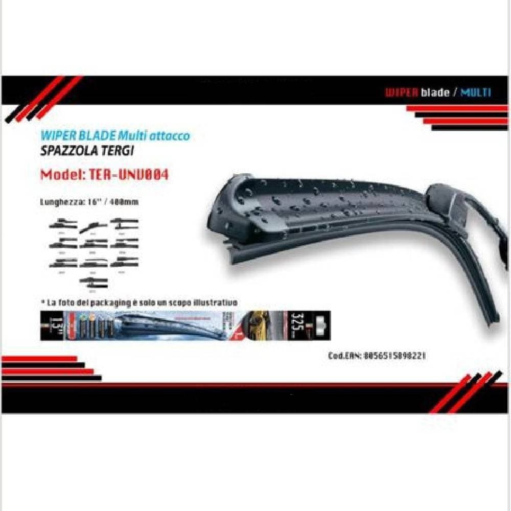 TERGICRISTALLO UNIVERSALE 16”/400MM SPAZZOLA MULTIATTACCO AUTO TER-UNV004 MAXTECH - 2