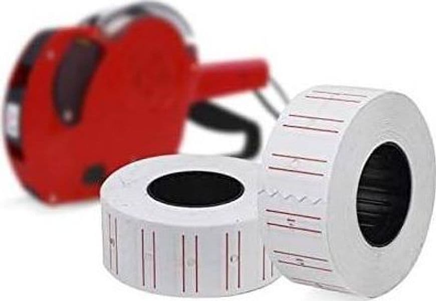 ROTOLI ETICHETTE ADESIVE PER MACCHINA PREZZATRICE USO NEGOZIO PREZZI VETRINA - 5