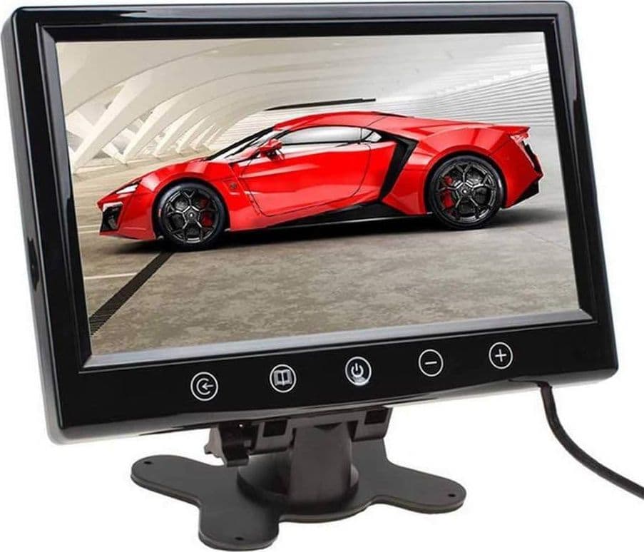 MONITOR PER VIDEOSORVEGLIANZA TELECAMERA AUTO LCD 9 POLLICI 12V MAXTECH LCD-9" - 2
