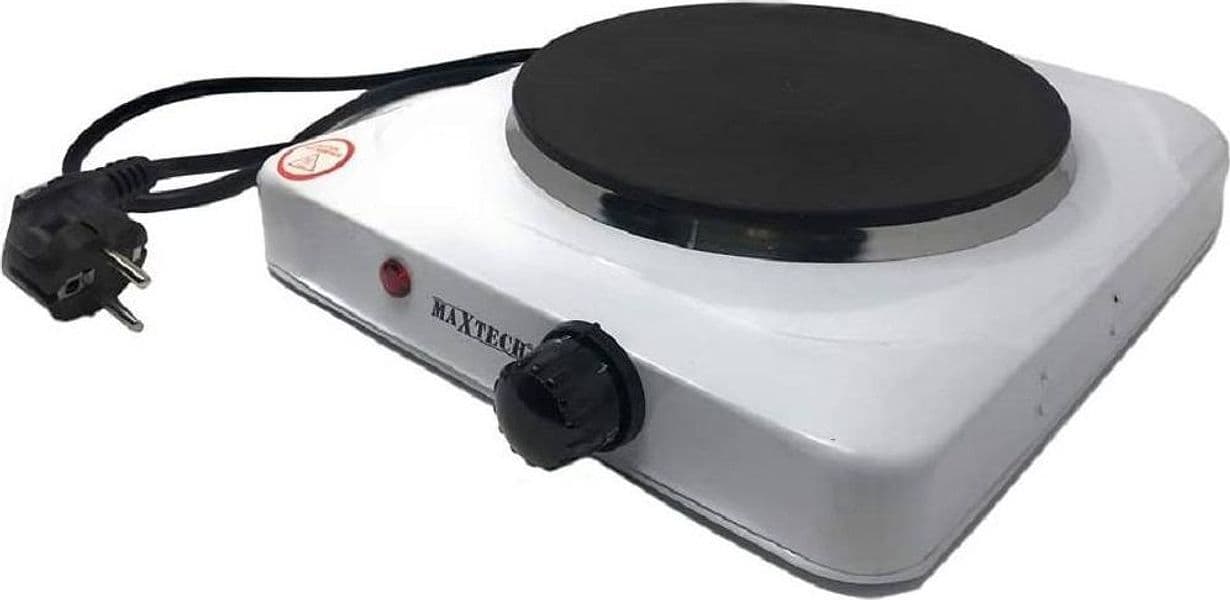 FORNELLO ELETTRICO 1500W PORTATILE 18,5 CM DA VIAGGIO CAMPEGGIO H-002A MAXTECH - 4